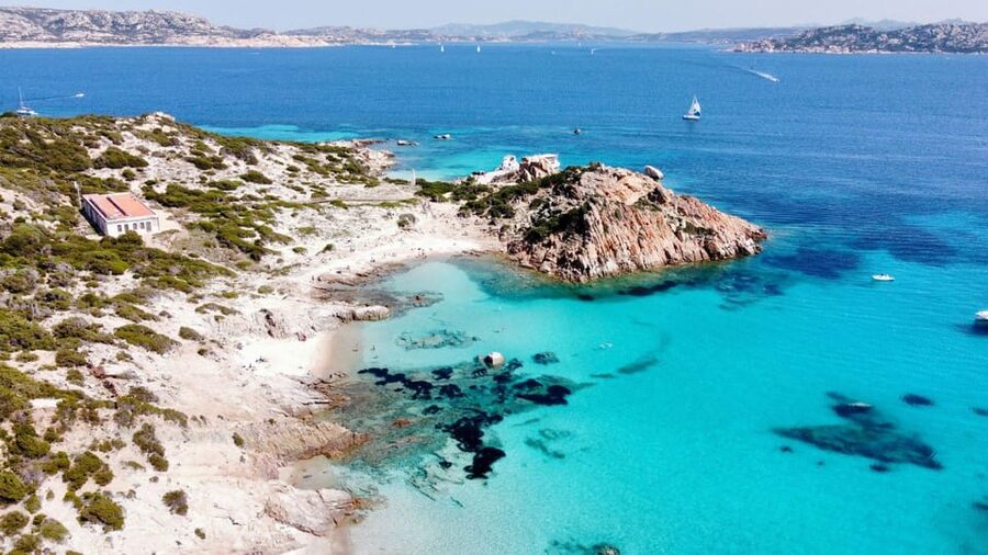 From Palau: La Maddalena Archipelago Yacht Tour with Lunch - Porto Madonna and the sheltered coves near Santa Maria