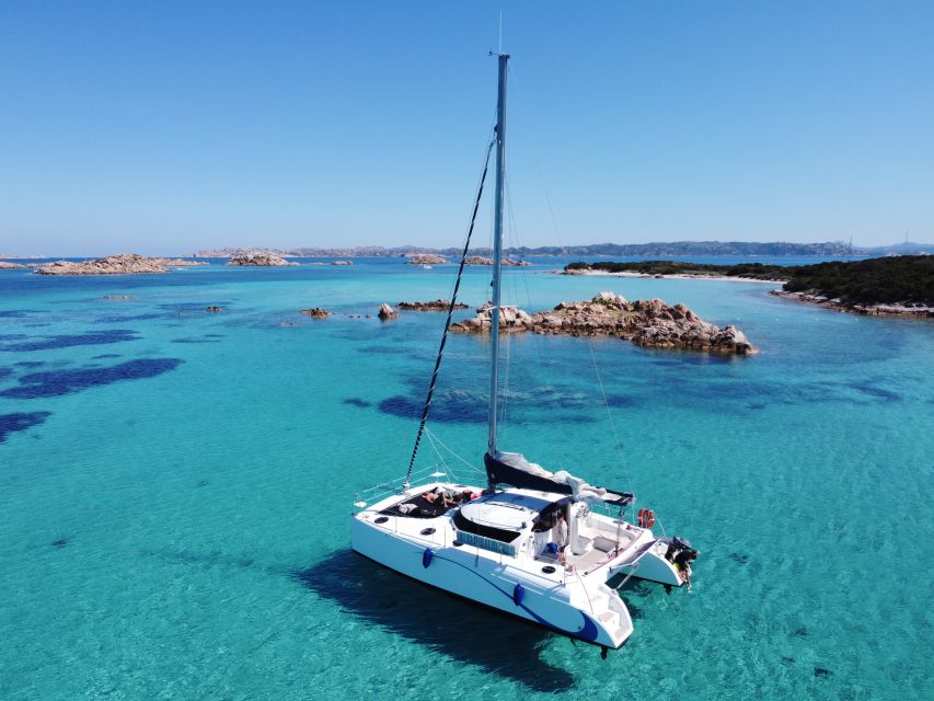From Palau: Maddalena Archipelago Catamaran Tour with Lunch - Santa Maria and the archipelago’s open-water beauty