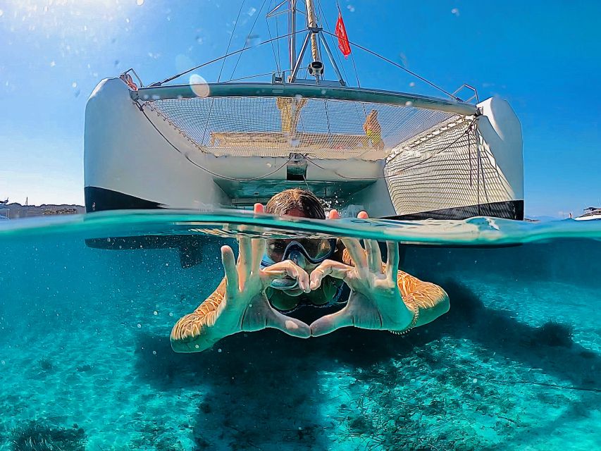 From Palau: Maddalena Archipelago Catamaran Tour with Lunch - Spargi: beaches, coves, and time to swim