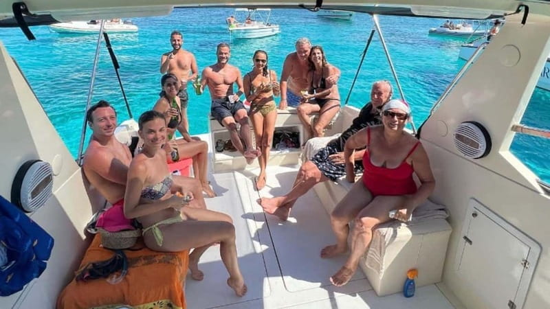 From Palau: Speedboat tour in La Maddalena Archipelago - Lunch with Andrea and Francesco