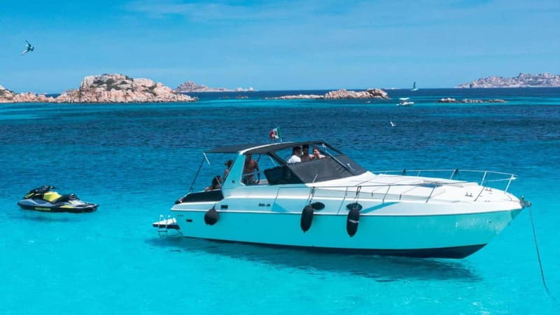 From Palau: Speedboat tour in La Maddalena Archipelago - Budelli and its natural pools