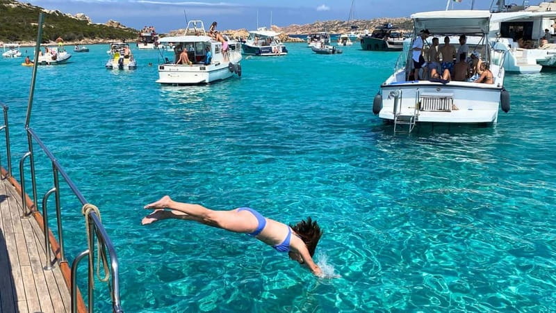 From Palau: Wooden Boat Tour to La Maddalena Archipelago - Spargi: Swimming In Clear Water