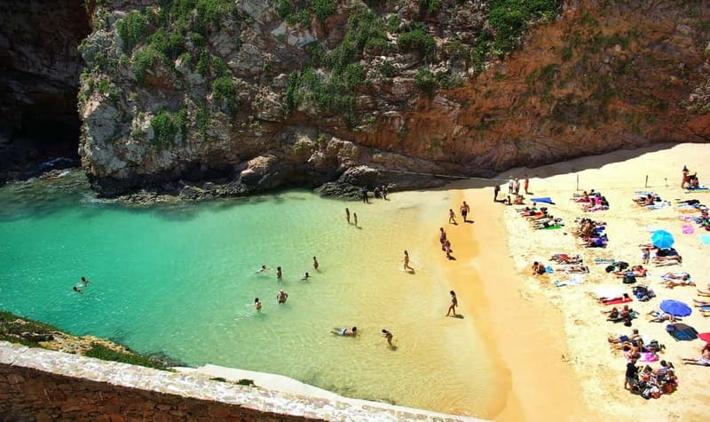 From Peniche: Round-Trip Boat Tour of Berlengas Archipelago - The optional glass-bottom boat and sea caves