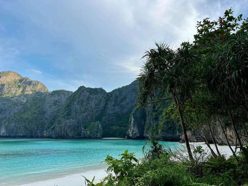 From Phi Phi: Full Day 7 Island Tour by Longtail with Sunset - Maya Bay: famous, beautiful, and dependent on timing