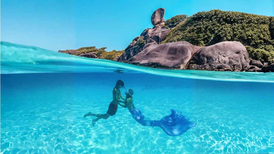 From Phuket or Khaolak : Similan Islands Day Trip - Donald Duck Bay and Sail-Rock on Island No. 8