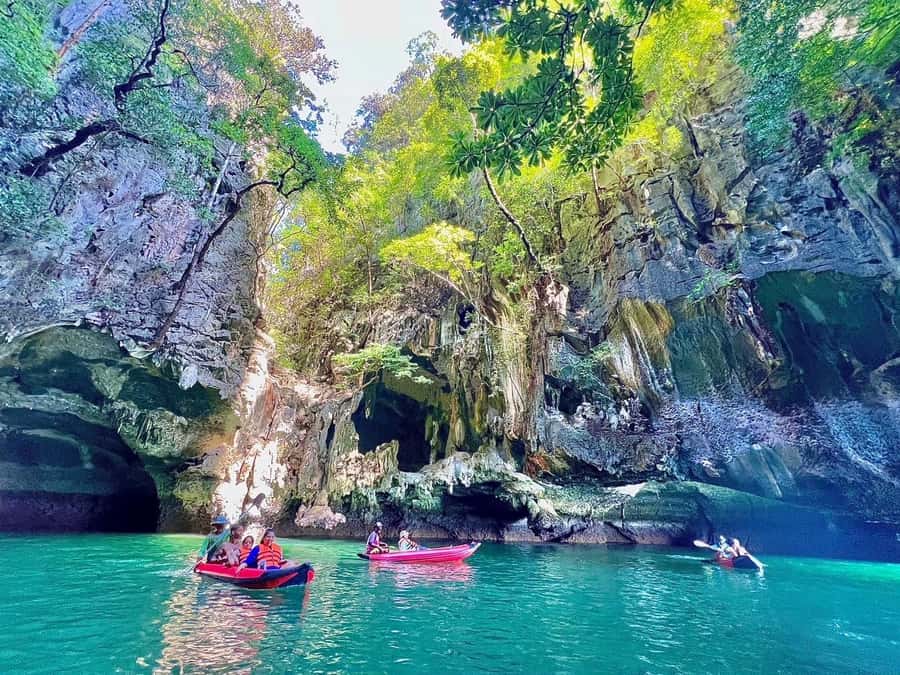 From Phuket: Phang Nga Bay 6-Islands canoeing by Speed boat - Speedboat ride and the first beach stop