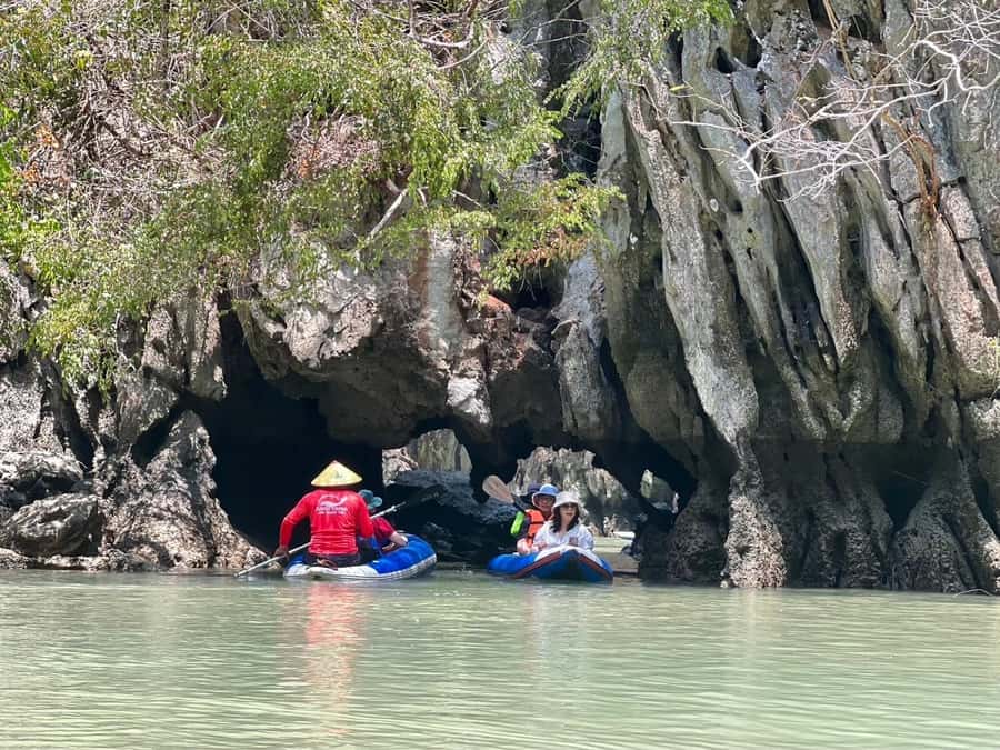 From Phuket: Phang Nga Bay 6-Islands canoeing by Speed boat - Lunch at Koh Panyi’s floating village