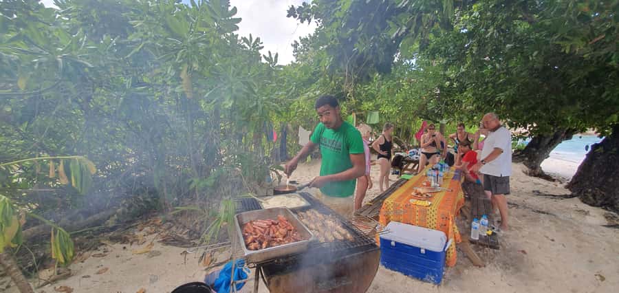 From Praslin: Cousin, Curieuse & St Pierre Islands Day Tour - St Pierre snorkeling and the final water stop