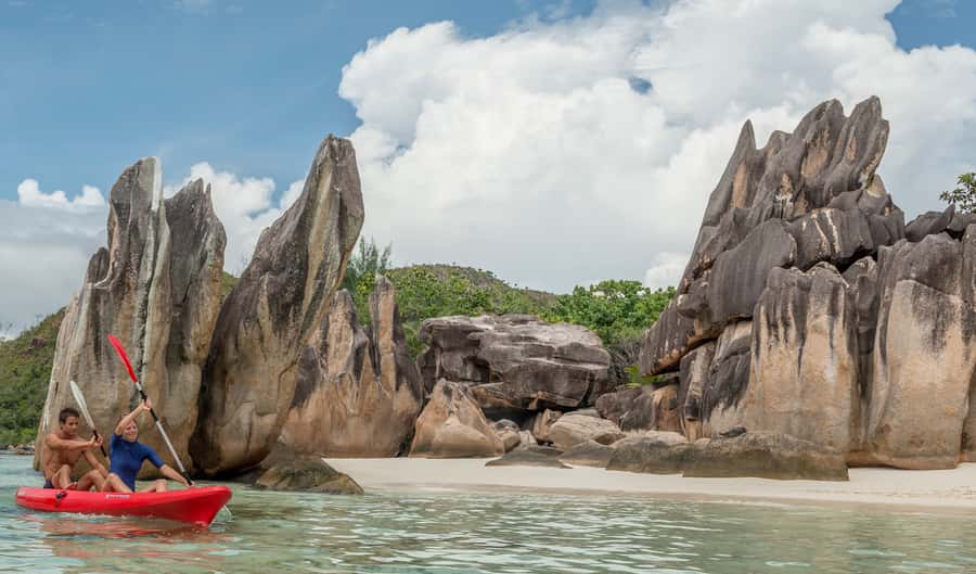 From Praslin: Cousin, Curieuse & St Pierre Islands Day Tour - The first crossing and Cousin’s wet arrival