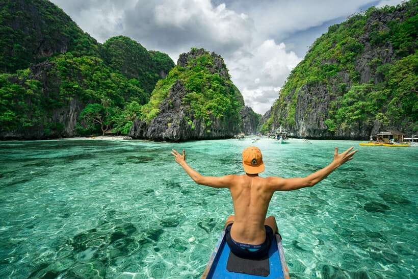 From Puerto Princesa: Day Trip to El Nido and Island Hopping - Seven Commandos Beach and the postcard moment
