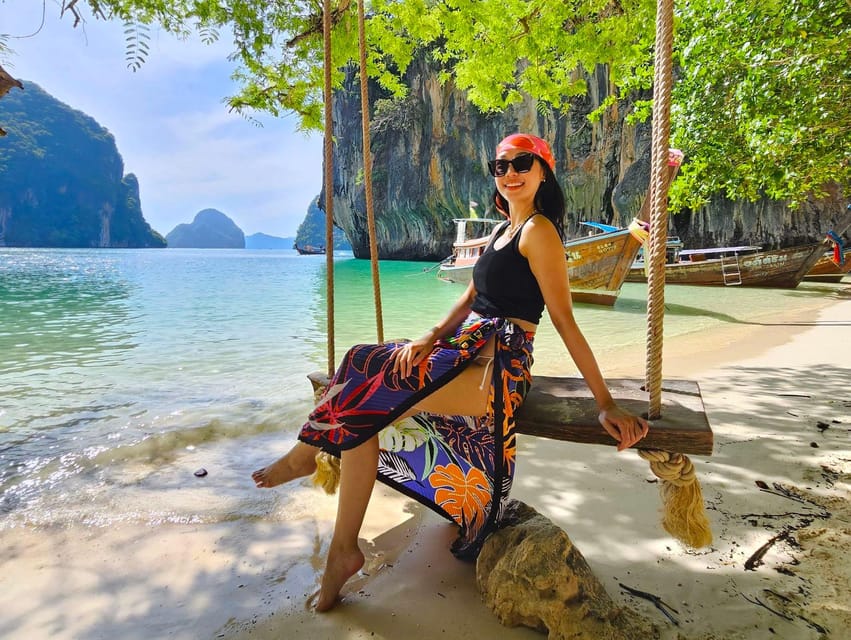 From Railay: Island Hopping Tour by Private Longtail Boat - What each stop feels like in practice