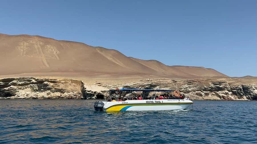 From San Martin Port: Ballestas Islands Tour in Paracas - The Candelabro geoglyph and a very strange first sight