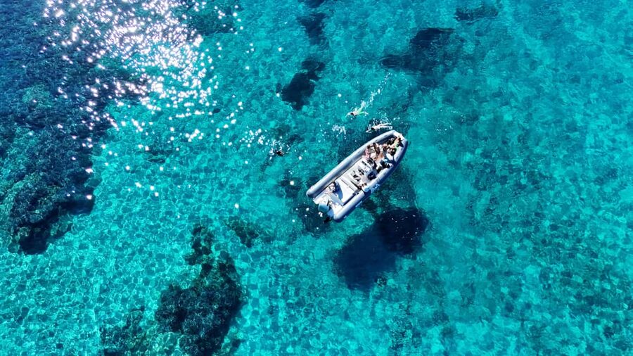 From San Teodoro: Tavolara Archipelago Dinghy Grand Tour - Ninety minutes on Tavolara