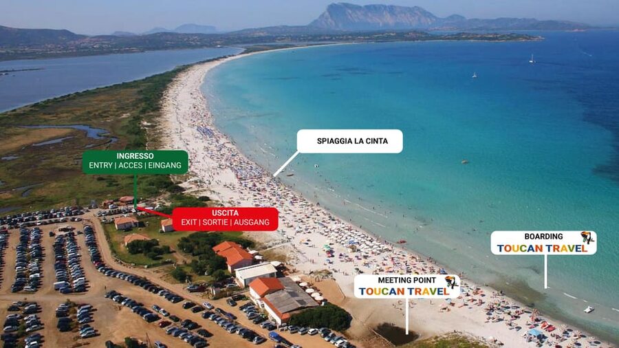 From San Teodoro: Tavolara Archipelago Dinghy Mini Tour - Leaving San Teodoro by boat