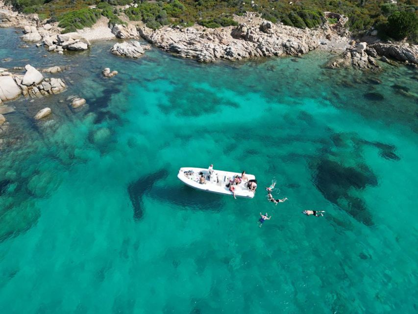 From San Teodoro: Tavolara Archipelago Dinghy Mini Tour - Molara’s natural pools and the best snorkel stop