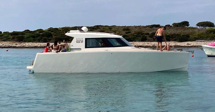 From Split: 3 Islands Half-Day Boat Tour with Blue Lagoon - Krknjaši Blue Lagoon: the main event