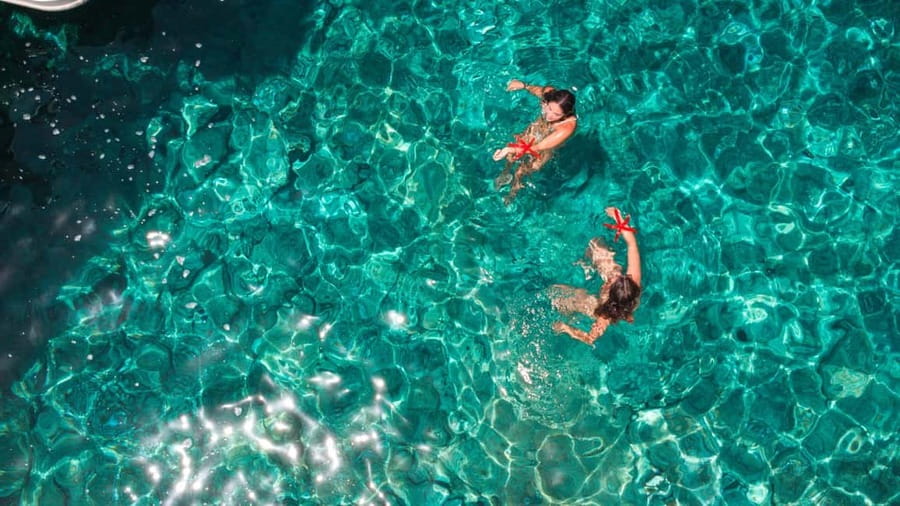 From Split: Blue Cave & 5 Islands Amazing Speedboat Tour - The final swimming stop breaks up the return
