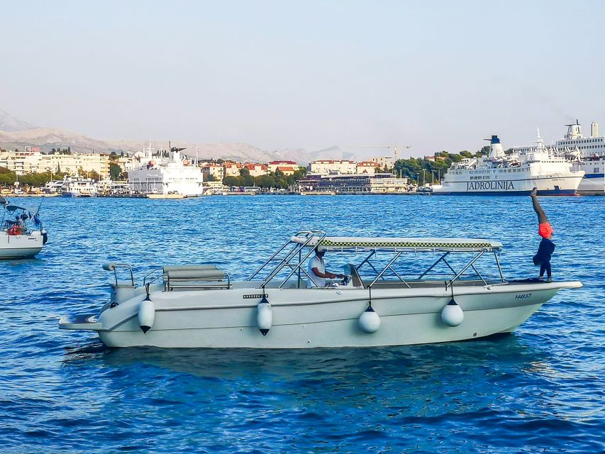 From Split: Blue Cave, Mamma Mia, Vis & Hvar 5-Island Tour - Budikovac Blue Lagoon is the day’s swim break