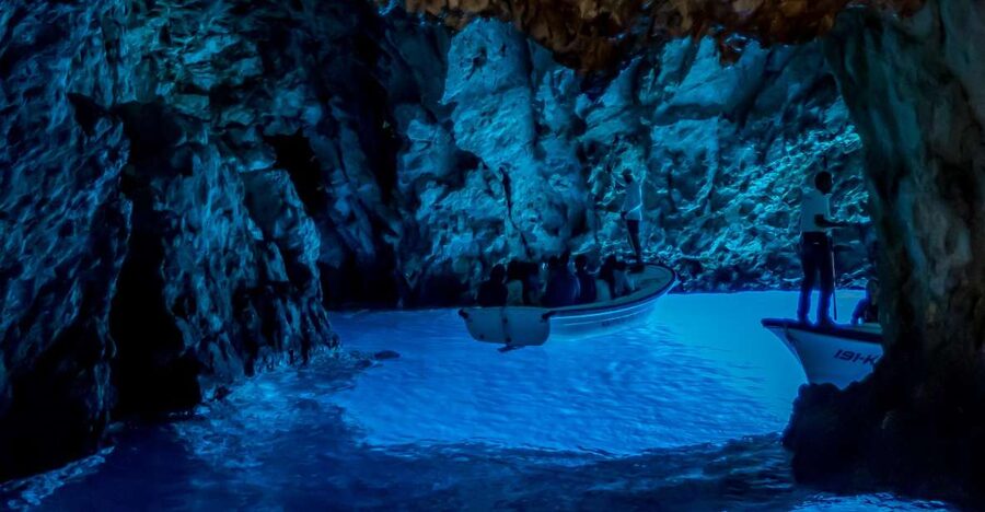 From Split, Croatia: Blue Cave & Hvar 5 Islands tour - The Blue Cave at Biševo