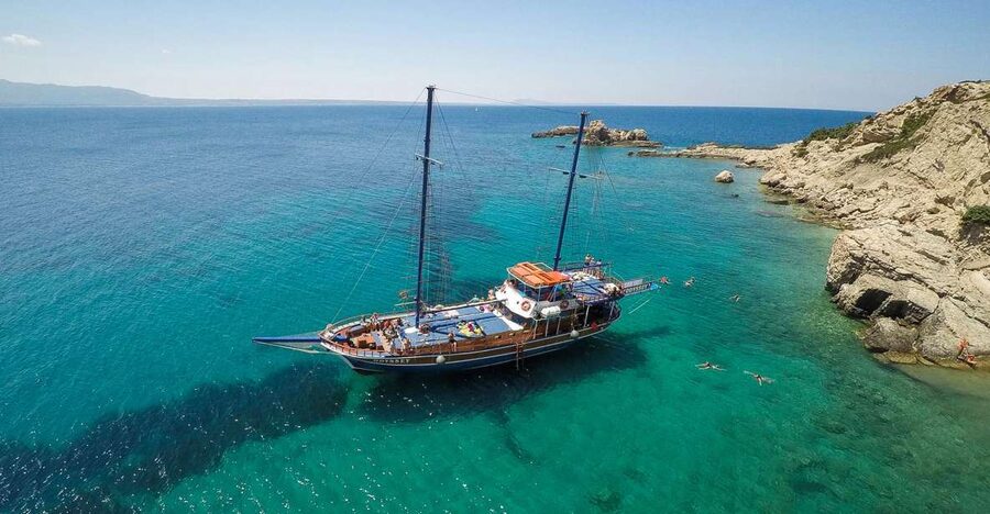 From the Port of Kos: Full Day Boat Cruise to 3 Islands - Greek lunch after Kalymnos