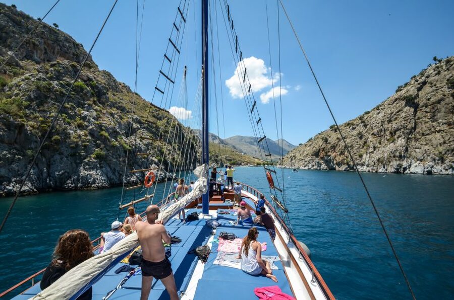 From the Port of Kos: Full Day Boat Cruise to 3 Islands - Finding the Odyssey boat in Kos