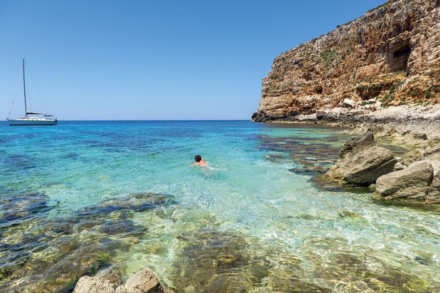 From Trapani: Egadi Islands Day Tour by Boat - Favignana village gives the day a needed pause