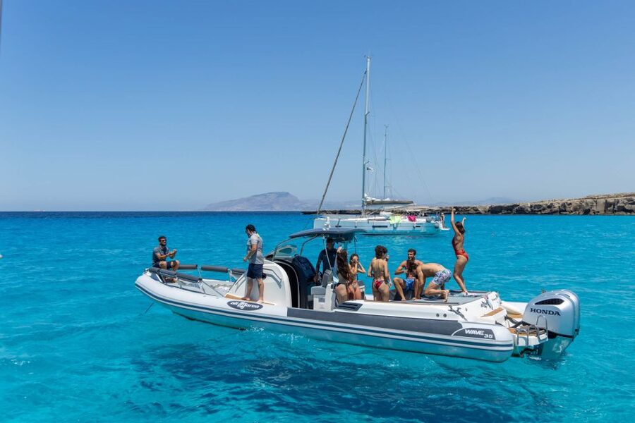 From Trapani: Egadi Islands Day Tour by Boat - Leaving Trapani for the first coves