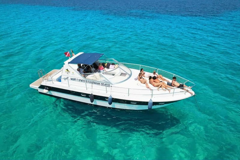 From Trapani: Egadi Islands Tour by Boat to Favignana and Levanzo with Lunch - What the boat provides during a long day at sea