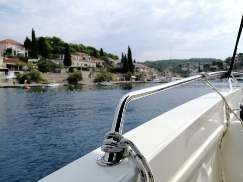From Trogir: 3 islands half day tour with Blue Lagoon - Krknjaši Blue Lagoon: the best swimming stop