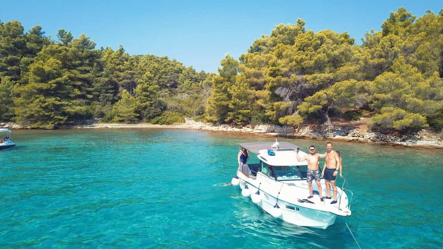 From Zadar: Islands Boat Tour with Drinks - The first bay: 50 minutes for swimming and snorkeling