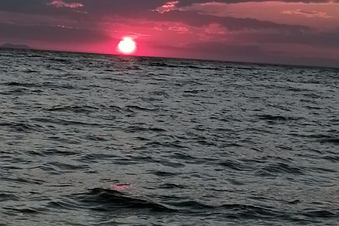 From Zadar: Private sunset sailing tour - The sunset viewing stop