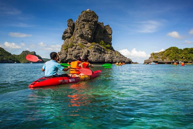Full-Day 42 Islands Angthong National Marine Park Tour - Kayaking gives you a closer view of the islands