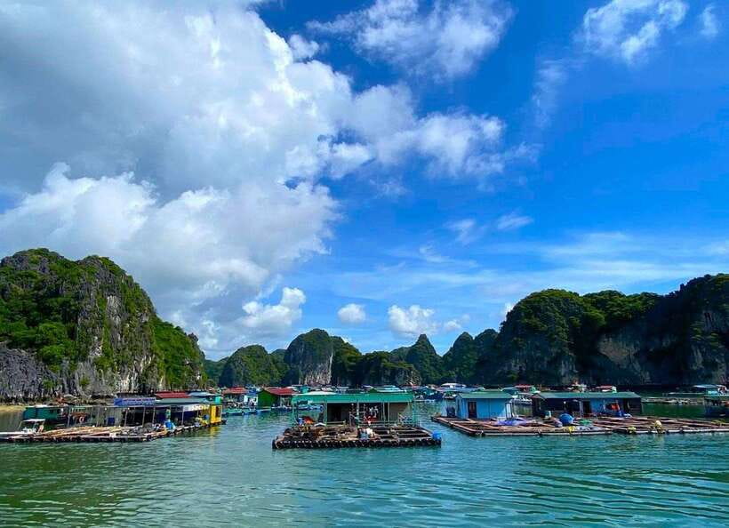 Full Day Boat Tour explore Cat Ba Archipelago & Lan Ha Bay - Vietnamese lunch while the boat keeps moving