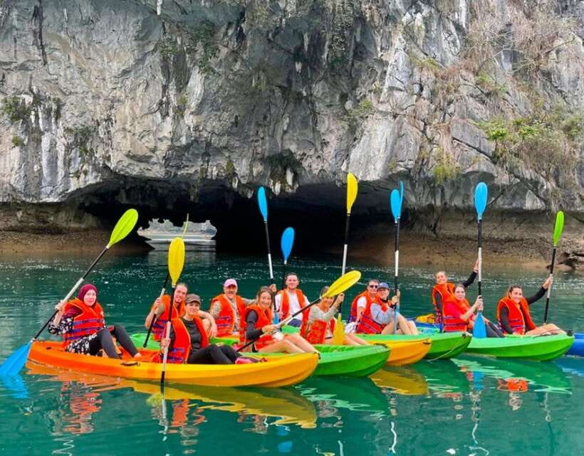 Full Day Boat Tour explore Cat Ba Archipelago & Lan Ha Bay - Swimming, beach time, and optional water activities