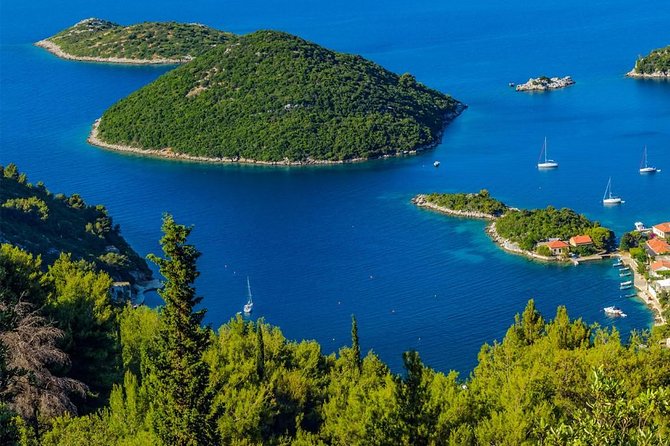 Full day Private Boat Tour to Elaphite Islands and South Mljet - Three hours around South Mljet