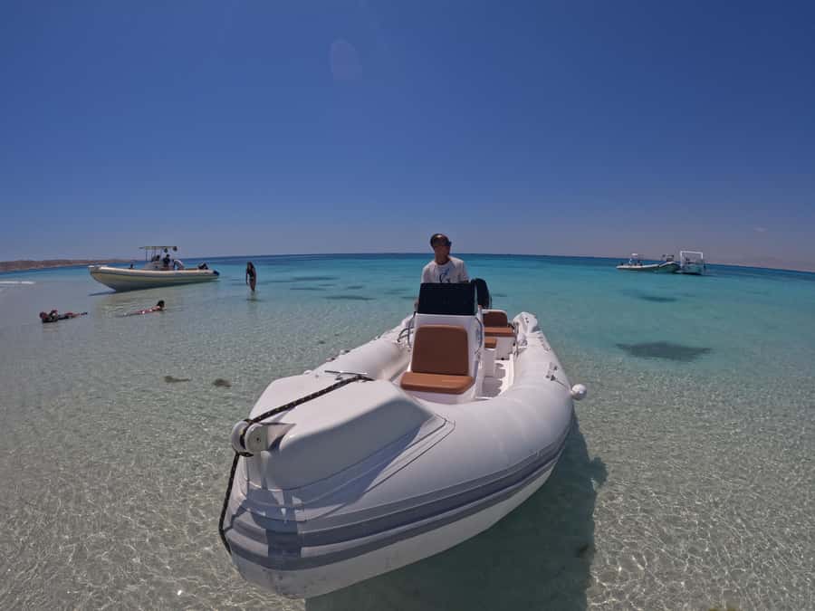 Hurghada: 4 Island Hopping Tour Dolphin, Snorkeling & Lunch - Abu Monkar is a sandbank, not a developed island