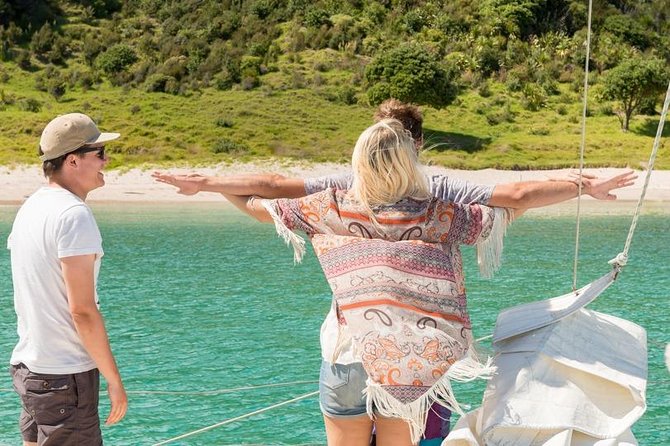 Island Hopper Day Cruise - sailing to wildlife sanctuary island - 6 hr cruise - Sailing through the Eastern Bay of Islands