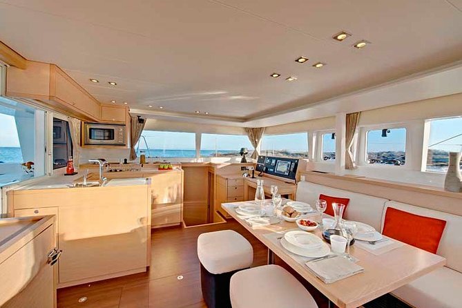 Island Hopping: Santorini Catamaran Charter Cruise with a skipper - Day 1: Leaving Santorini at 3:00 pm