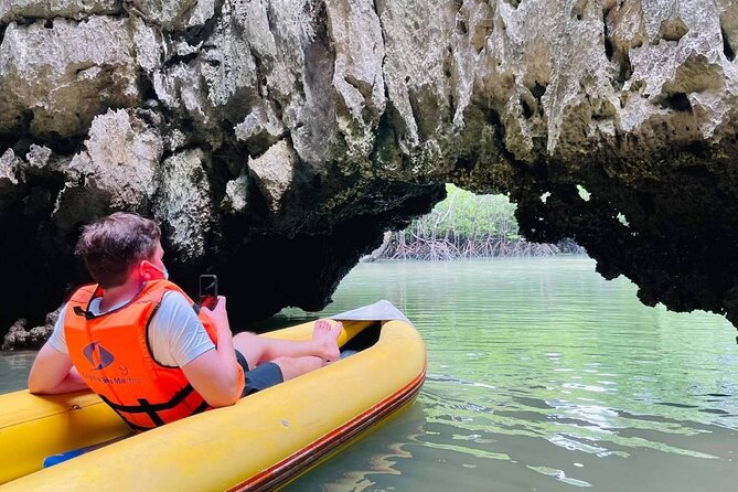 James Bond Island Canoeing 7 Point 5 Island By Speedboat From Phuket - Koh Panyi and lunch above the water