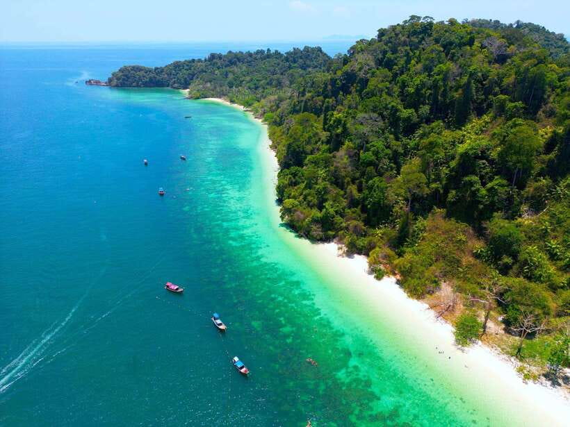 Koh Lanta: 4 Islands, Emerald Cave & Koh Kradan by Speedboat - Four islands, one fast-moving day