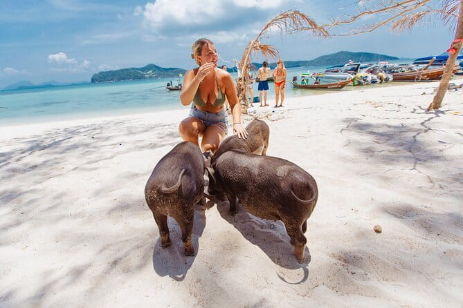 Koh Samui: Island Hopping Adventure in Coral and Pig Island - Two hours for snorkeling, swimming, and lunch