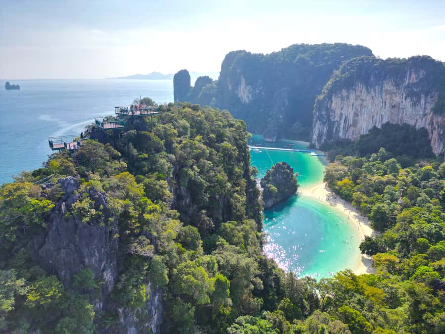 Koh Yao Yai/Noi: Private Longtail Boat Island Hopping Tour - Hong Island viewpoint rewards the climb