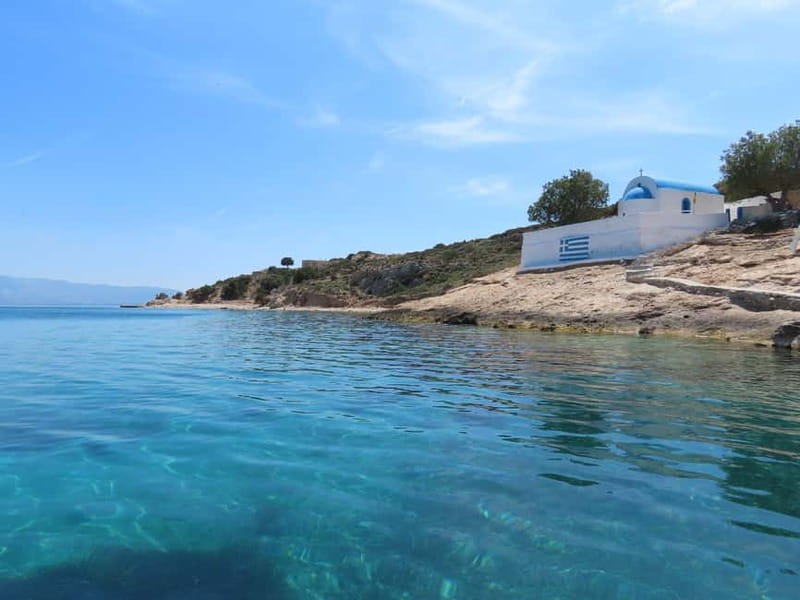 Kos: 3-Island Cruise with Lunch, Swimming and Audio Guide - The Greek BBQ lunch on board