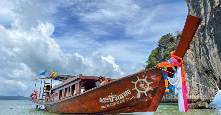 Krabi 4 island by luxury vintage boat sunrise / sunset - Why this boat trip feels different