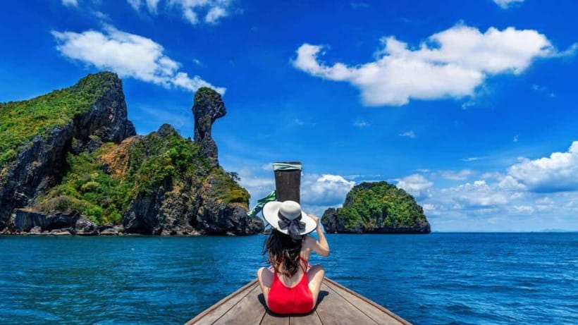 Krabi: 4 Islands and Caves Boat Tour with Lunch - Phra Nang Cave and the beach shrine