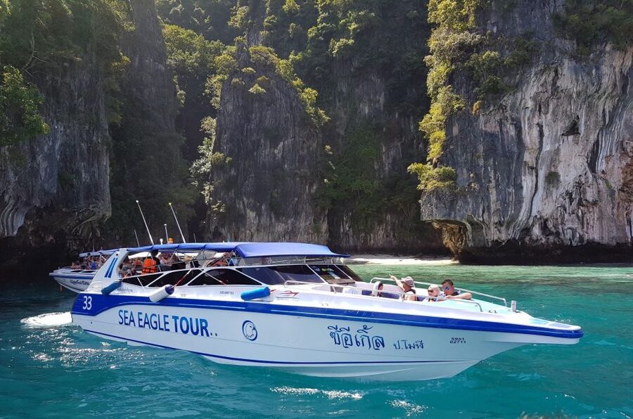Krabi: 4 Islands Day Trip by Speedboat Including Lunch Box - Phranang Beach and the cave shrine