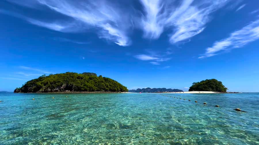 Krabi: 4 Islands & Ko Hong Private Long-tail Boat Tour - Hong Island Bay brings the grand finale
