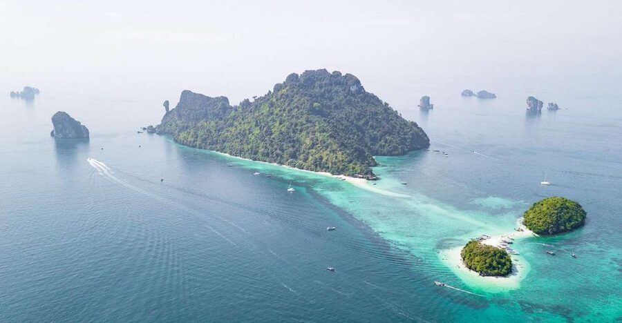 Krabi: 4 Islands & Krabi's Separated Sea Longtail Boat Tour - Morning pickup and the Ao Nang departure