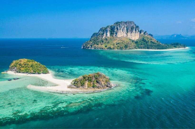 Krabi: 4 Islands Longtail Boat Tour with Lunch - Morning pickup from four Krabi areas