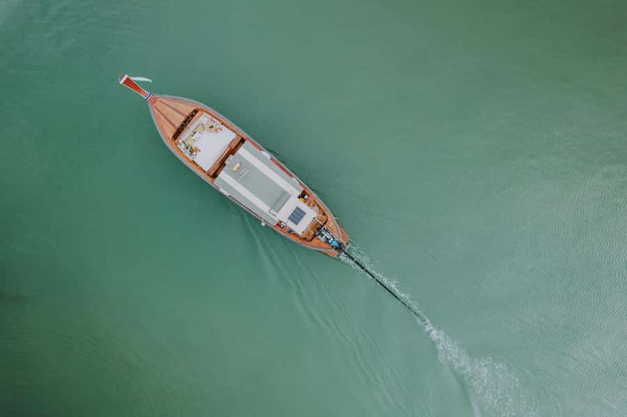 Krabi: 4-Islands Luxury Longtail Boat Private Half Day Tour - Tub Island and the shifting sandbar
